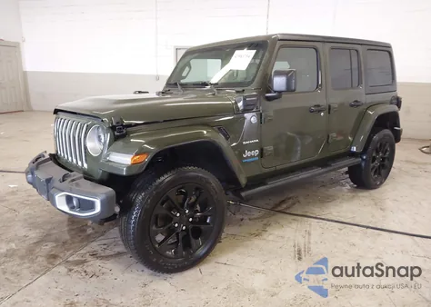 2021 Jeep Wrangler 4Xe Unlimited Sahara 4X4 из США, поврежденный, VIN 1C4JJXP6XMW848328
